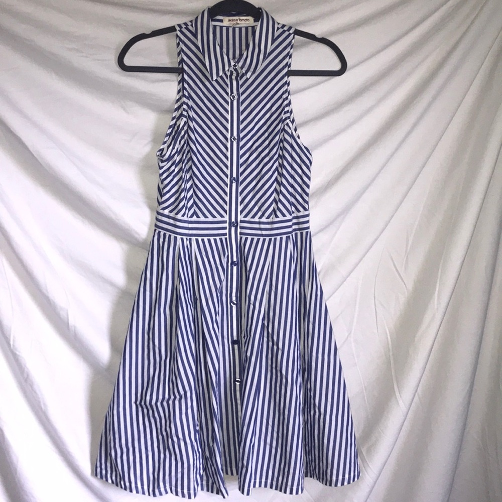 Vintage inspired striped dress
